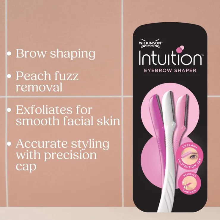 Heren Wilkinson Intuition Eyebrow Shaper - 3 stuks