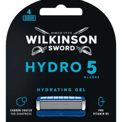 Heren Wilkinson Sword Hydro 5 Scheermesjes Skin Protection 4 stuks