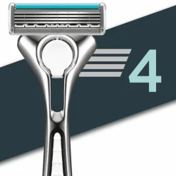 Heren Wilkinson Sword Quattro Essential 4 Sensitive Scheersysteem
