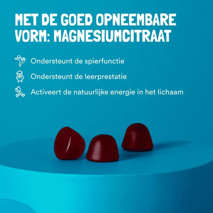 Yummygums Yummugums Kids Magnesium Suikervrij 60 stuks