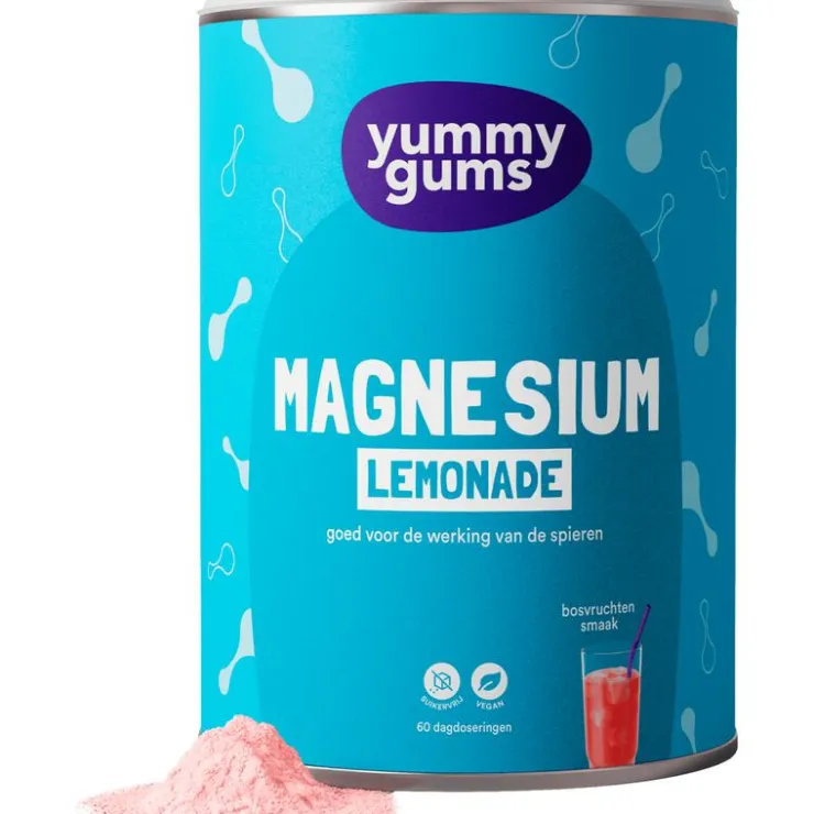Yummygums Yummygum Magnesium Lemonade Suikervrij 240 GR
