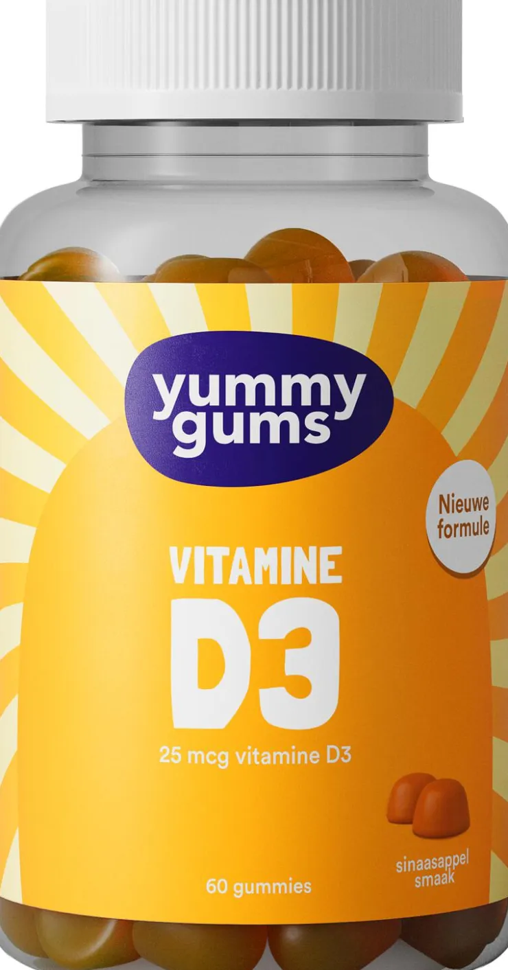 Yummygums Yummygum Vitamine D3 Suikervrij 60 stuks