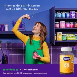 Yummygums Yummygum Vitamine D3 Suikervrij 60 stuks