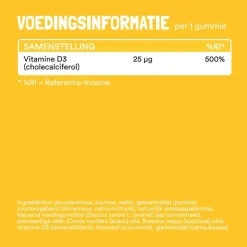 Yummygums Yummygum Vitamine D3 Suikervrij 60 stuks