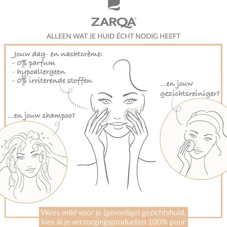 Zarqa Sensitive Reinigingsmelk 200 ML