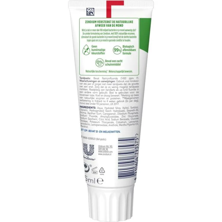 Zendium Tandpasta Extra Fresh 75 ML