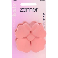 Zenner Haarklem Bloem Glimmend Roze