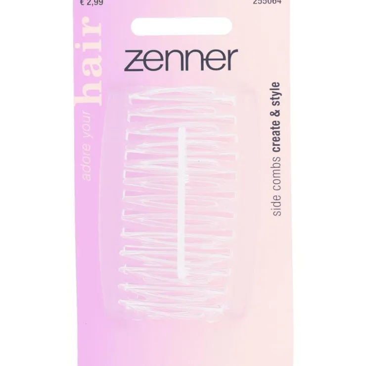 Zenner Zijkammen transparant 2x