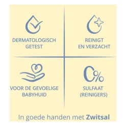 Zwitsal Crème Zeep 4-pack 360 GR