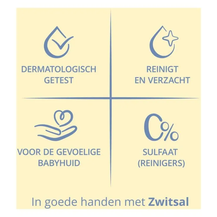 Zwitsal Crème Zeep 4-pack 360 GR